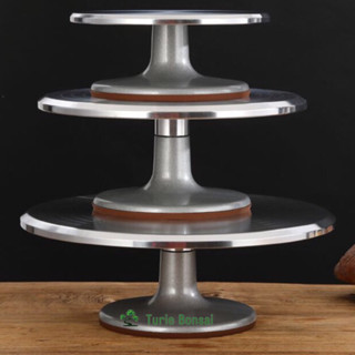Bàn xoay inox Bàn xoay làm bánh kem Bàn xoay làm bonsai chịu lực cao