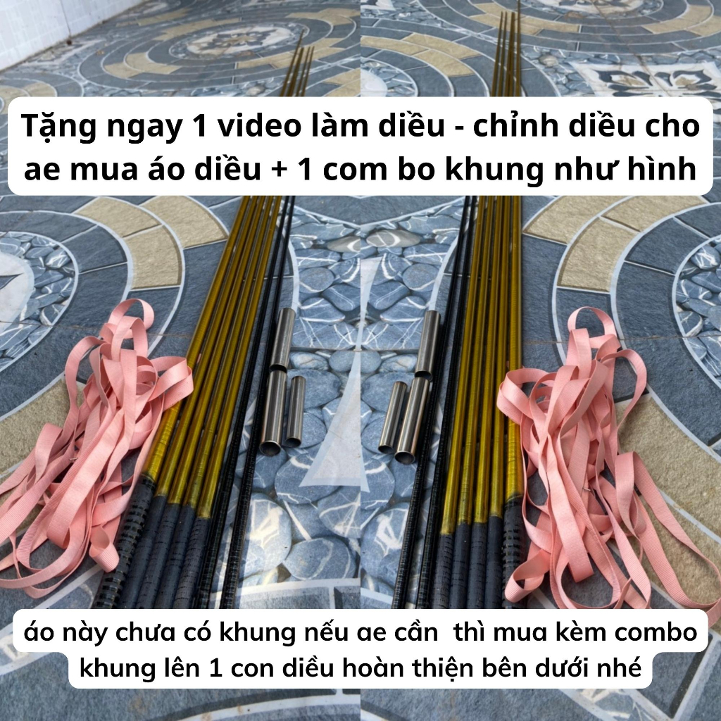 Áo diều sáo mini lắp ghép 2m giá rẻ diều sáo 1m 1m5 2m 2m5 3m giá rẻ siêu nét áo diều sáo cao cấp