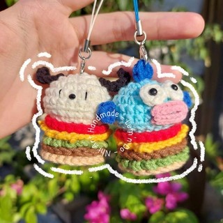 Móc Khóa Len Hamburger | Móc Khóa len Hamburger