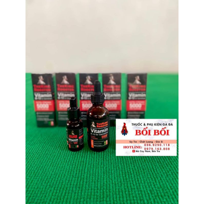 Vitamin B12-5000 hừng gà, lên nước m.áu gà đá