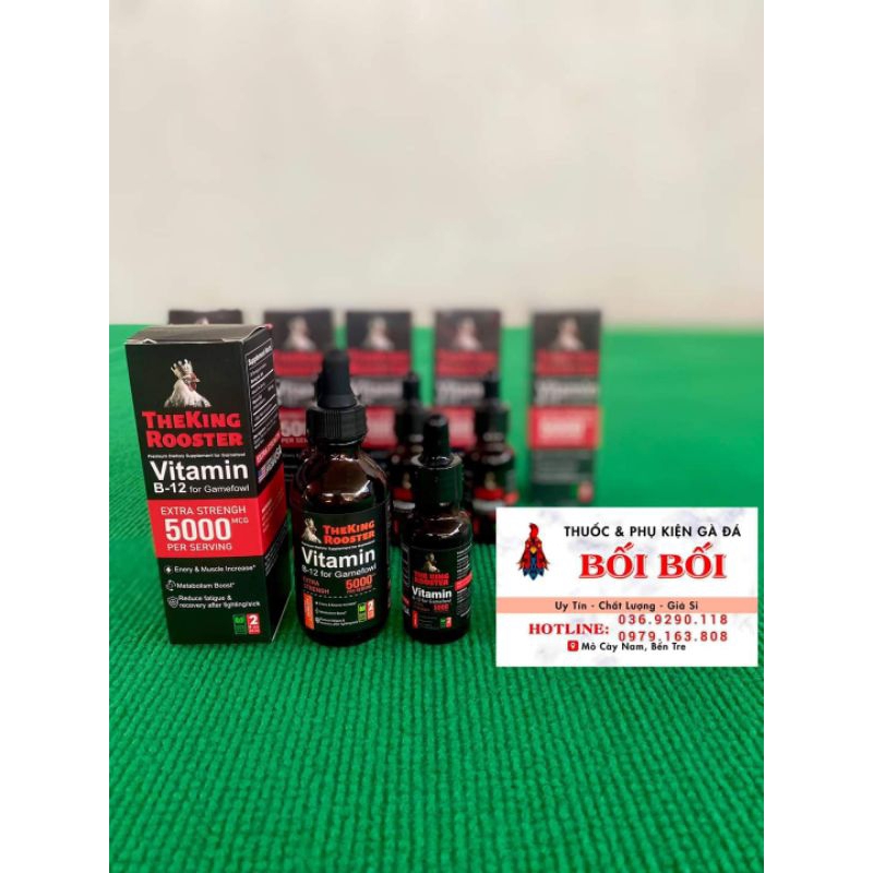 Vitamin B12-5000 hừng gà, lên nước m.áu gà đá