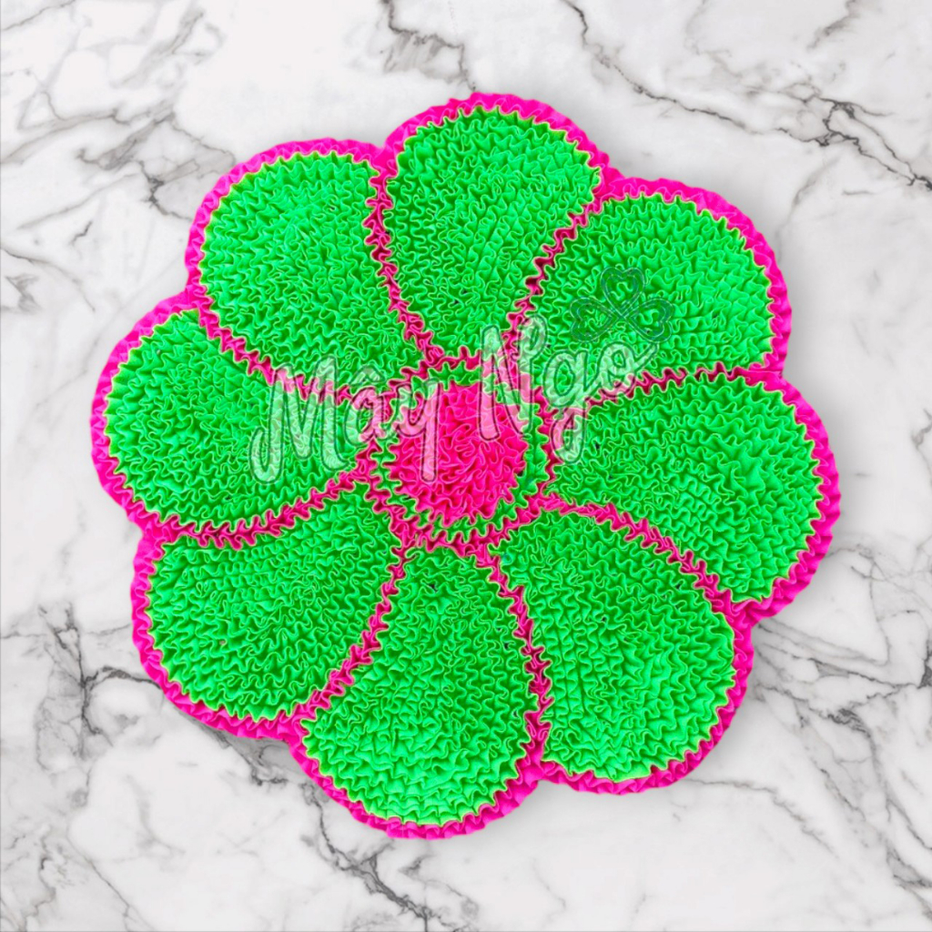 Thảm lau chân hình hoa 8 cánh thảm siêu thấm