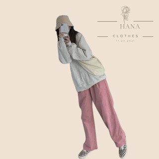 Quần Ống Rộng Nhung Tăm Siêu Dày Siêu Đẹp, Quần Nhung Tăm Dáng Xuông Màu Kem, Đen, HồngForm Rộng Đi Làm Đi Học Mã JG2