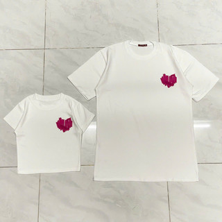 Áo cặp nam nữ, combo 2 áo đôi tim xinh
