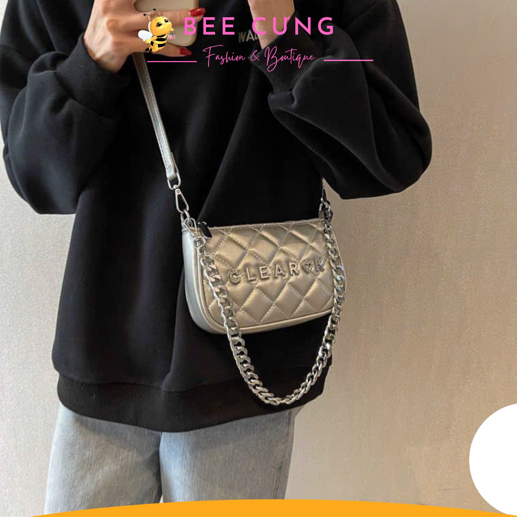 Túi chan.nel, túi đeo chéo kẹp nách B3 phong cách trẻ trung rẻ đẹp đi chơi chơi đi tiệc bee cưng