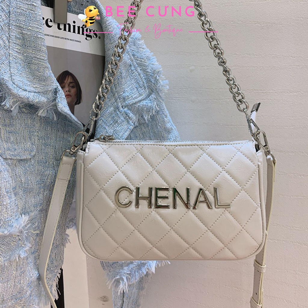 Túi chan.nel, túi đeo chéo kẹp nách B3 phong cách trẻ trung rẻ đẹp đi chơi chơi đi tiệc bee cưng