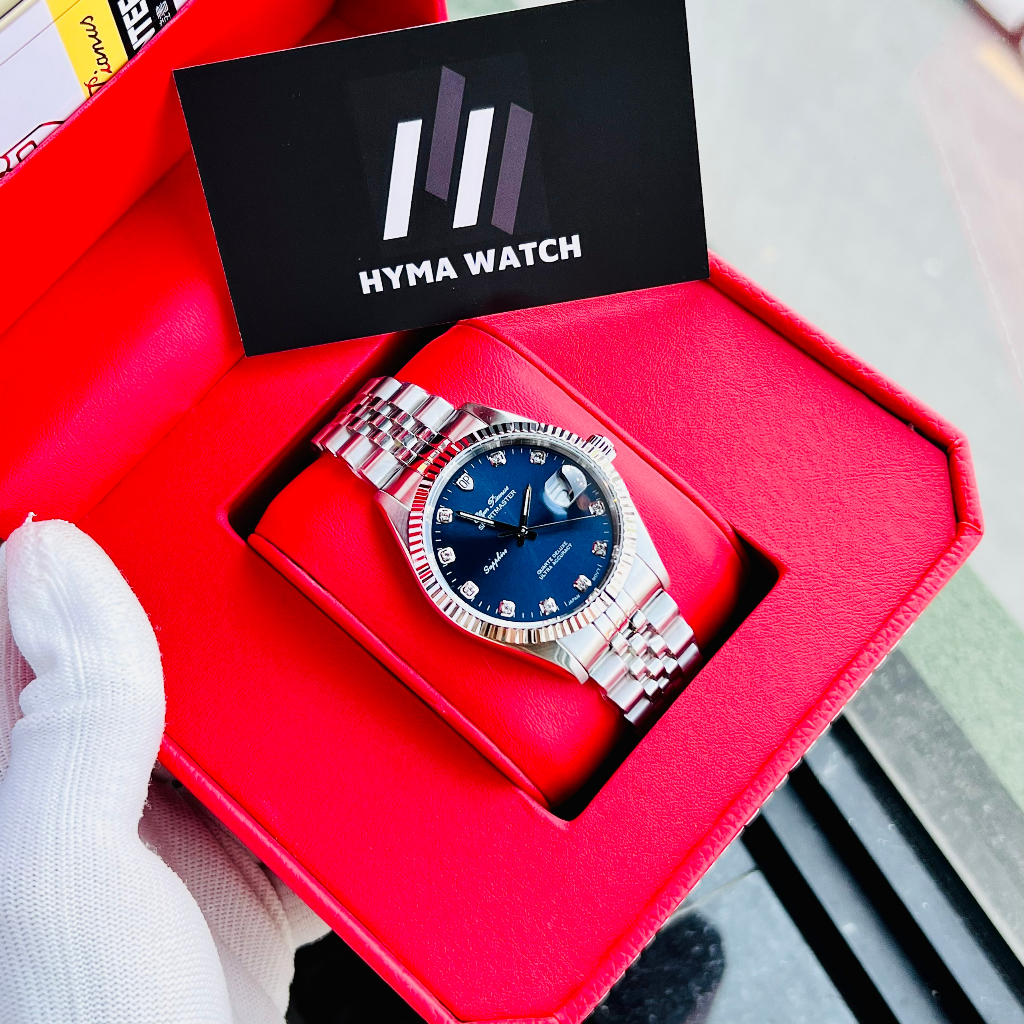 Đồng hồ Nam dây thép Olym Pianus OP89322GS-X Size 40mm kính sapphire Bảo hành 5 năm Hyma watch