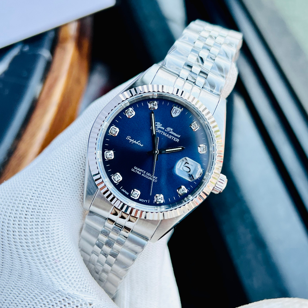 Đồng hồ Nam dây thép Olym Pianus OP89322GS-X Size 40mm kính sapphire Bảo hành 5 năm Hyma watch