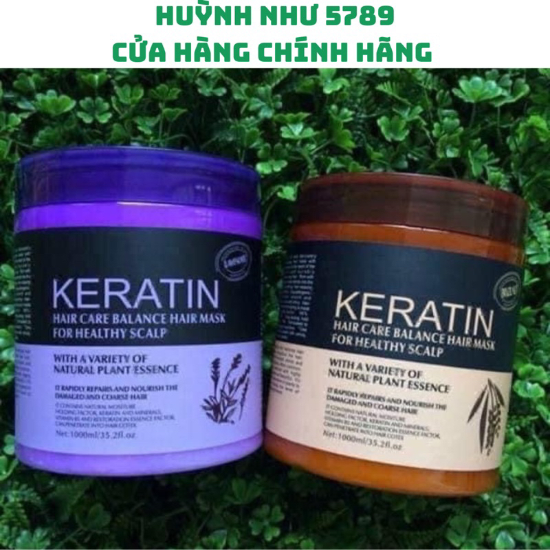 [CHÍNH HÃNG]Kem ủ tóc KERATIN COLLAGEN 1000ML LAVENDER BRAZIL NUT - Ủ hấp tóc cung cấp dưỡng chất KE