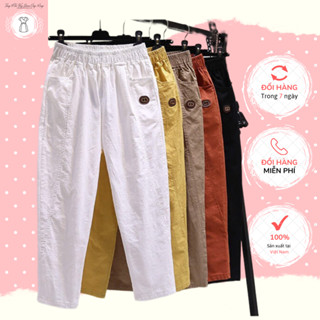  Quần Baggy Đũi Bigsize Nữ Lưng Thun  Quần Đũi Hàn Quốc  Cao Cấp bigsize phù hợp mọi lứa tuổi mã 40 