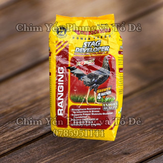 Cám vàng STAG DEVELOPER Thunderbird cho Gà Đá gói 1kg - date mới.