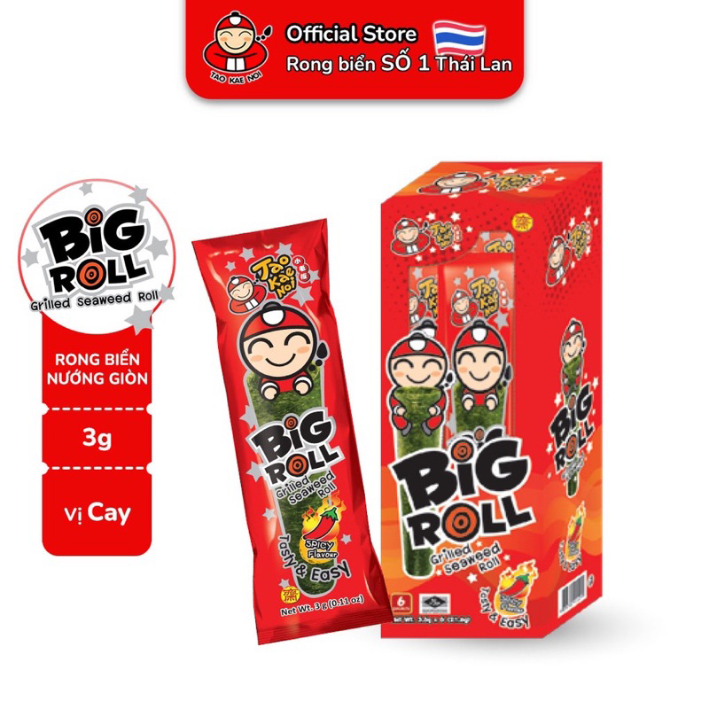 Rong biển Big Roll gói 3gr