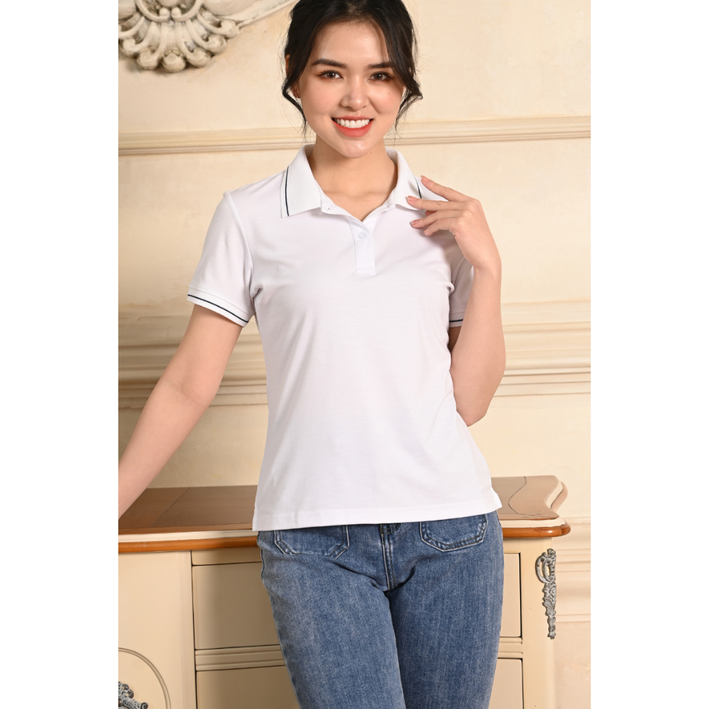 Áo phông có cổ BELEX nữ tay ngắn vải cotton ,áo thun polo cổ bẻ phông thoáng mát mềm mịn | BigBuy360 - bigbuy360.vn