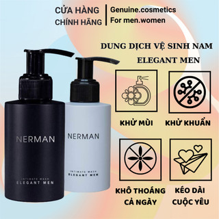 Dung dịch vệ sinh Elegant Men Nerman hương nước hoa, Sanda Perfume ,Sauvage Perfume 100ml