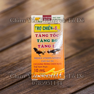 Trợ chiến + b12 tăng tốc, tăng bo, tăng lì cho gà đá.