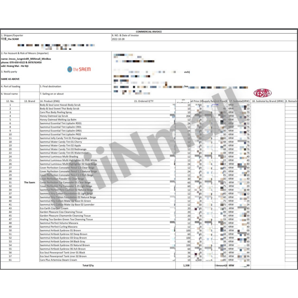 Nước Tẩy Trang THE SA EM Healing Tea Cleansing Water 300ml