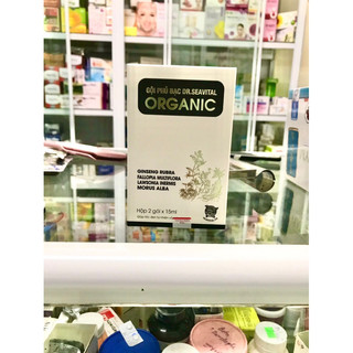 Dầu gội phủ bạc đen tóc DR.SEAVITAL ORGANIC( hộp 2gói x 15ml)