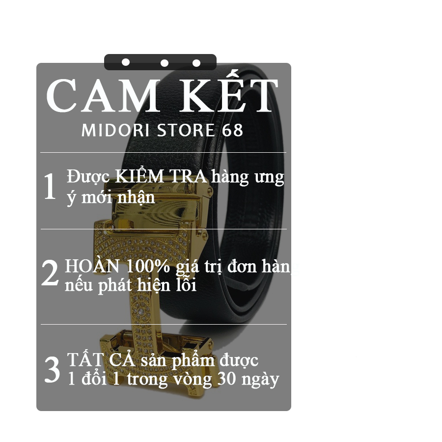 Thắt lưng nam da cao cấp, phong cách Hàn Quốc