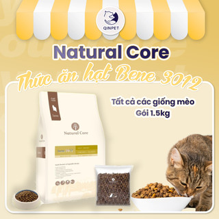 Thức ăn hạt Bene 3012 - Natural core cho mèo ở mọi lứa tuổi