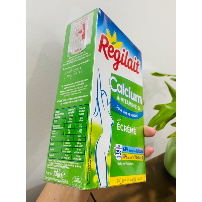 Sữa canxi Regilait Pháp hộp 300g