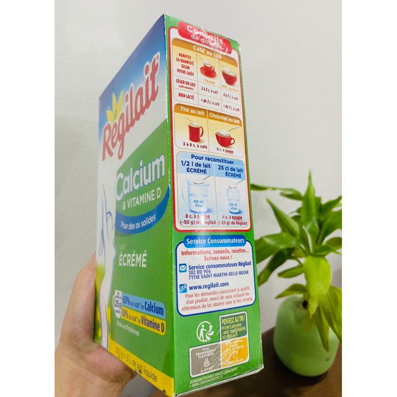 Sữa canxi Regilait Pháp hộp 300g