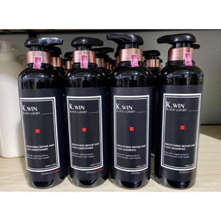 Dầu gội cặp Kwin lux smoothing repair and loss 650ml dưỡng tóc mềm mại, giảm gãy rụng