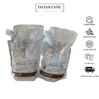 Thuốc duỗi ép tóc siêu thẳng karseell collagen dạng túi cặp 1000ml*2