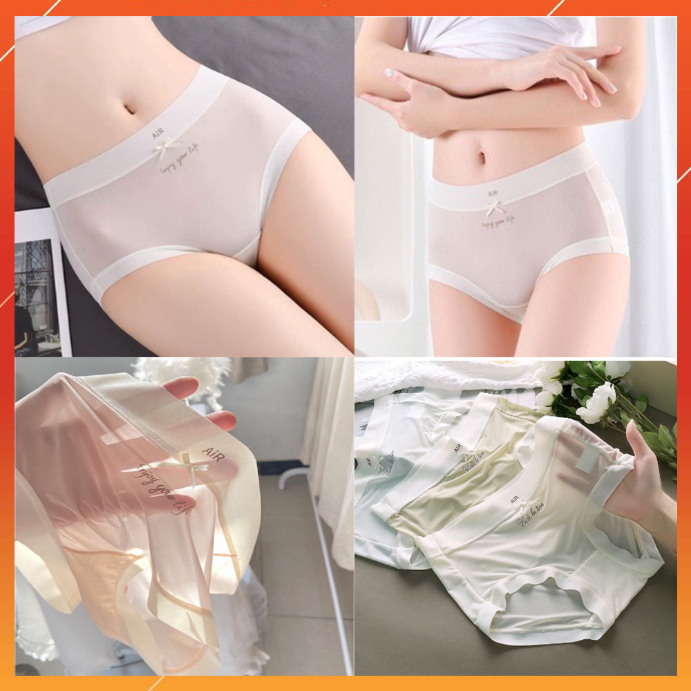 Quần lót nữ su lụa băng tàng hình đẹp biết thở, thoáng mát ôm sát, kháng khuẩn sexy LOTNU21