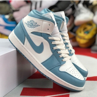 Giày air jordan 1 mid " north carolina blue "
