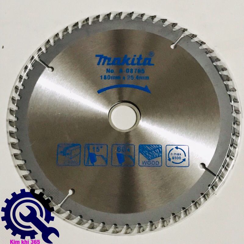 Lưỡi cưa, cắt gỗ makita 180mm