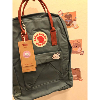 Balo kanken frostgreen ( tặng kèm pin cài )