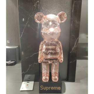 Bearbrick Bling Bling Bạc 80cm Đính Đá Cao Cấp