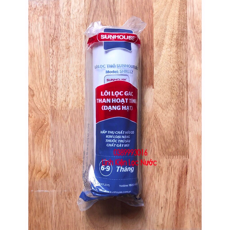 Bộ 3 lõi lọc nước 123 Sunhouse chính hãng