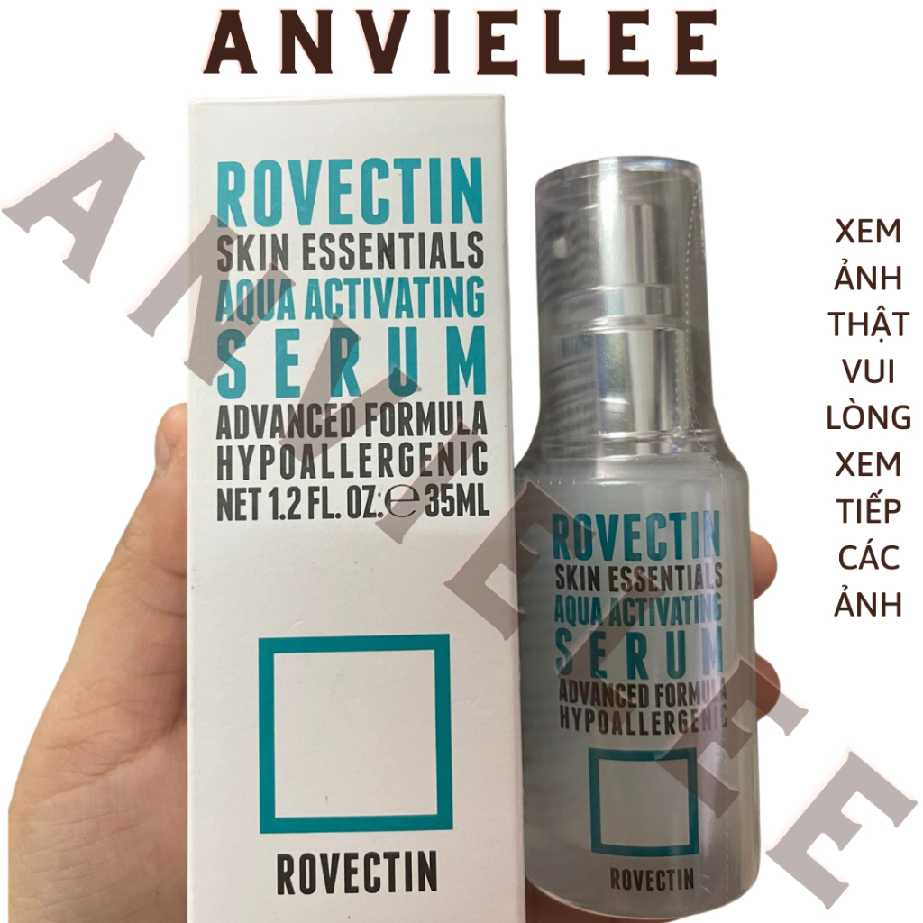 Tinh chất cấp ẩm ROVECTIN Skin Essentials Aqua Activating Serum 35ml [THANH LÝ]