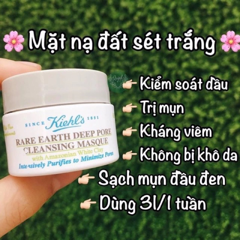 Mặt nạ đất sét Kielh sạch sâu