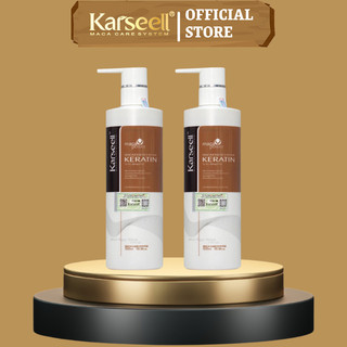 Kem ủ tóc keratin Karseell phục hồi tóc khô xơ hư tổn nặng do làm hóa chất 500ml