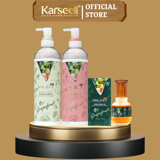 Dầu gội bưởi dầu xả bưởi Grapefruit Valert 850ML * 2 phục hồi chống rụng kích thích mọc tóc