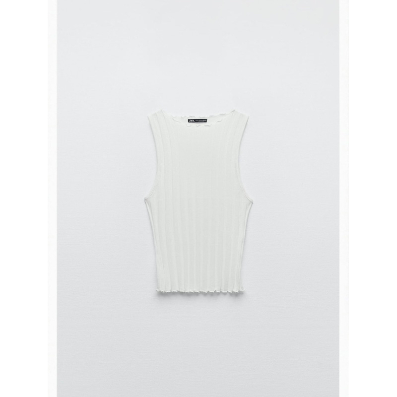 Áo ba lỗ len mỏng zara 2 màu