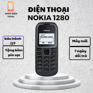 Điện thoại nokia 1280 zin chính hãng màn hình zin, main zin - bh 12t