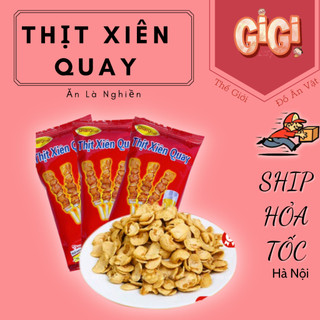 Gói bim bim thịt xiên quay giai giai đồ ăn vặt giá rẻ cổng trường