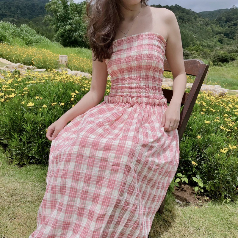 Váy maxi Sume Dress caro DamibyQuynh