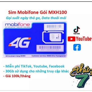 Sim 4G Mobifone TK135 7GB/ngày , Miễn phí gói tháng đầu nghe gọi tự nạp tiền