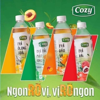 LỐC 6 CHAI TRÀ COZY CÁC VỊ 455ML
