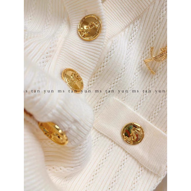 Áo len cardigan cổ V cúc đồng sang chảnh hàng QC loại 1