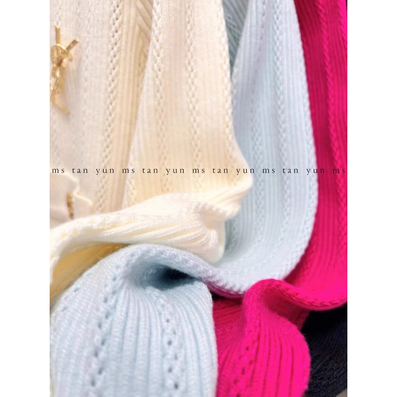 Áo len cardigan cổ V cúc đồng sang chảnh hàng QC loại 1