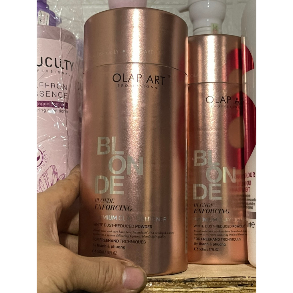 Bột tẩy tóc_Thuốc tẩy tóc tím OLAP_ ART 2023, không xót da đầu,khử vàng, lên level 8 sau 1 lần tẩy hũ 500g_ Camy Shop68