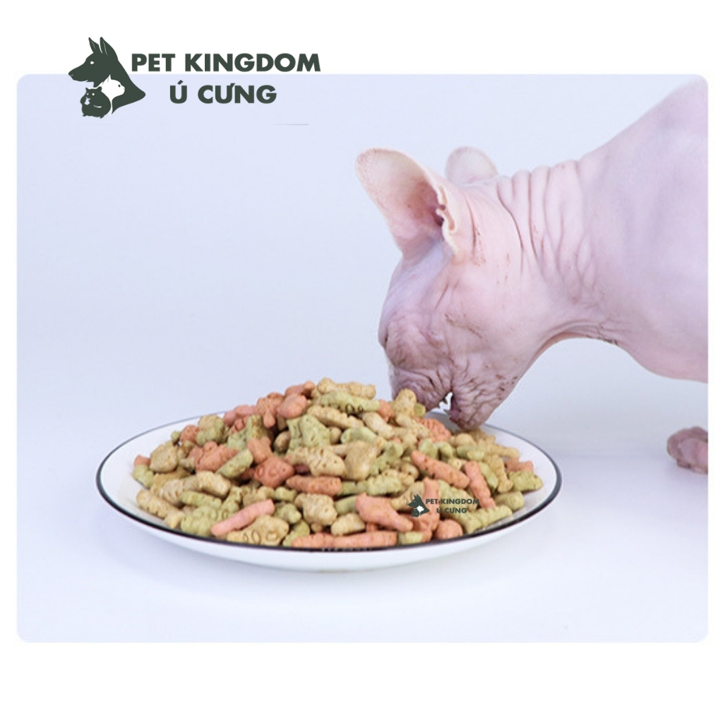 Bánh Cá Catnip Cho Mèo Tiêu Búi Lông Sạch Răng Túi 80g