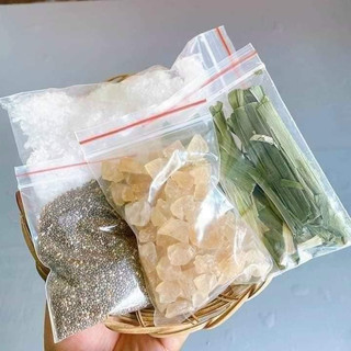 80k 1 set 500gram mủ trôm hạt chia đường phèn