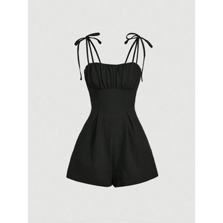 Jumpsuit Hai Dây Nhún Ngực