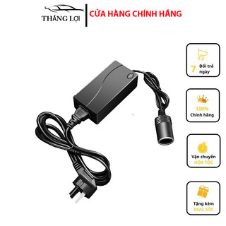 . bộ chuyển đổi nguồn cho tẩu ô tô 220v sang 12v, 110v - 12v kết nối từ tẩu ô tô sử dụng cho máy hút bụi, máy bơm
